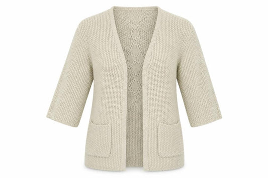 Urban Mist Womens Beige  Knit Cardigan Jumper Size L