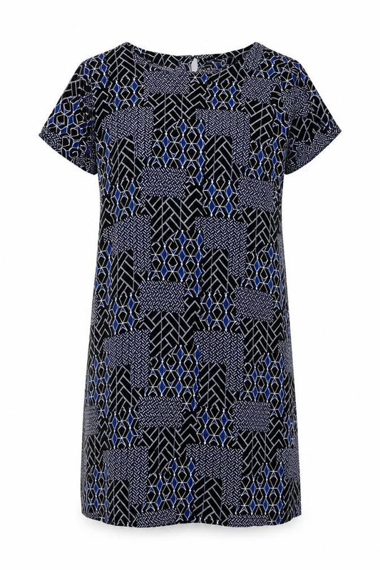 New Look Womens Multicoloured Geometric  Shift  Size 14