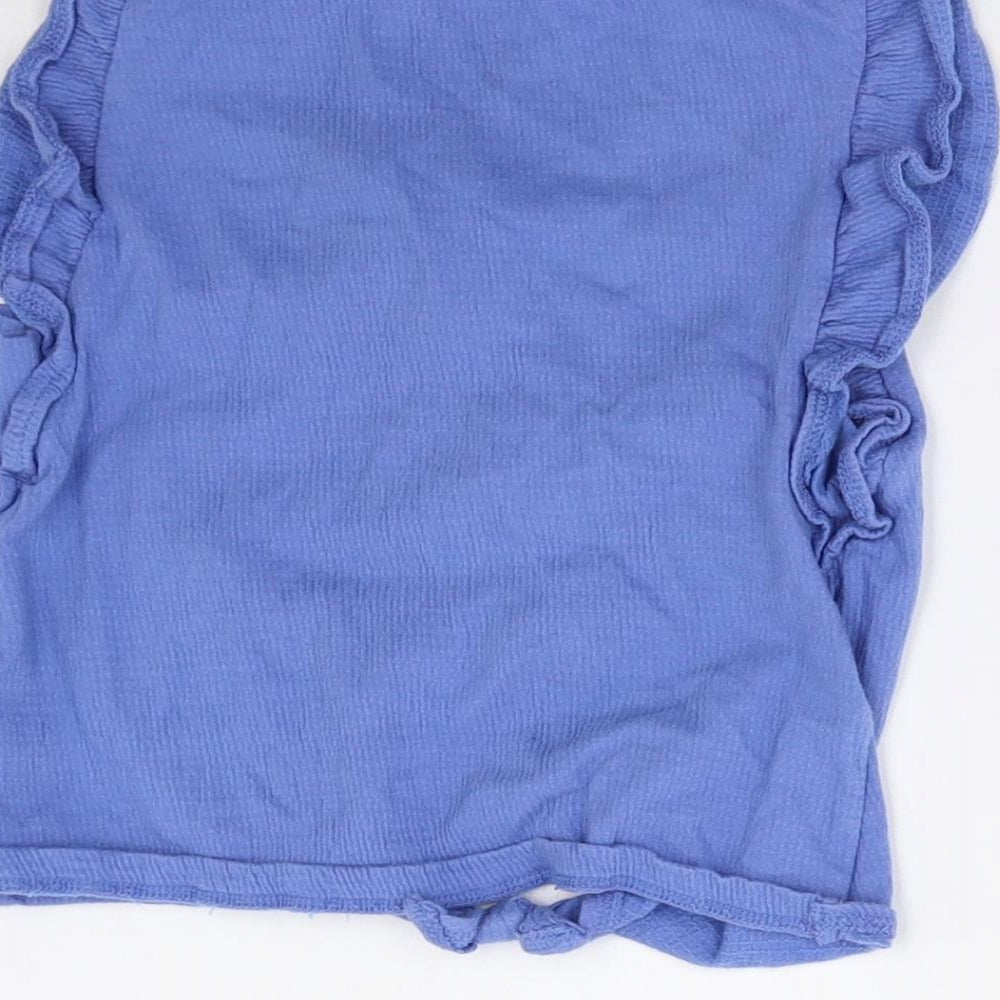 F&F Girls Blue   Basic Blouse Size 5-6 Years
