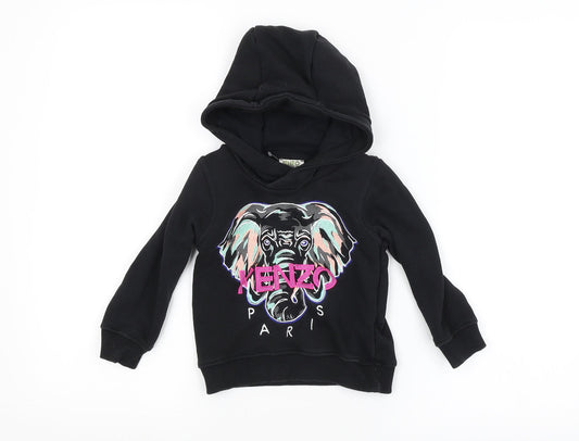 Preworn Girls Black   Pullover Hoodie