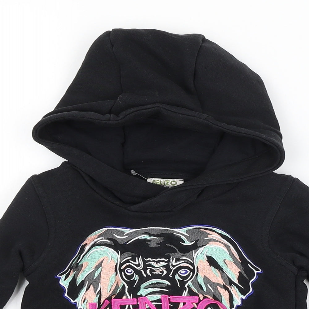 Preworn Girls Black   Pullover Hoodie