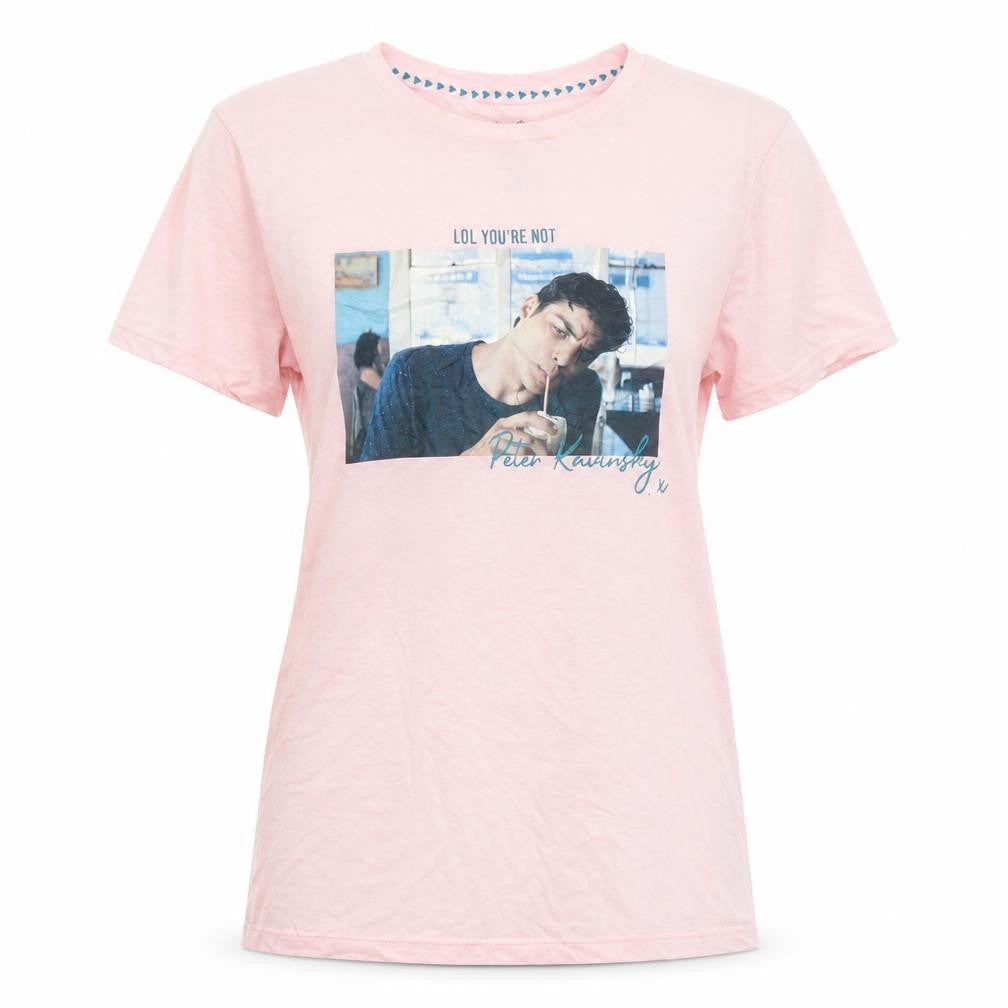 Preworn Womens Pink   Basic T-Shirt Size 10