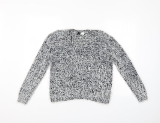 Divided Womens Grey   Pullover Jumper Size M