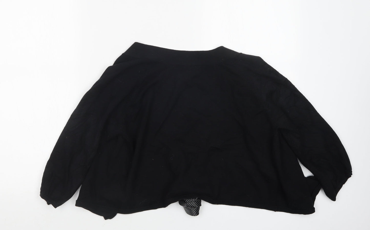 Love  Womens Black  Knit Cardigan Jumper Size 16