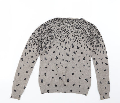 DAMOD Womens Beige  Knit Pullover Jumper Size S