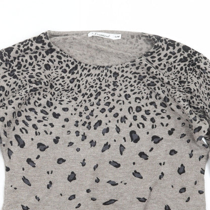 DAMOD Womens Beige  Knit Pullover Jumper Size S