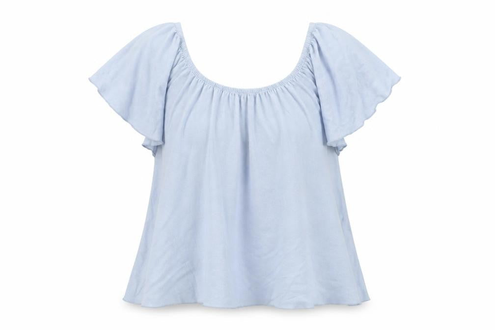 Atmosphere Womens Blue   Basic T-Shirt Size 12
