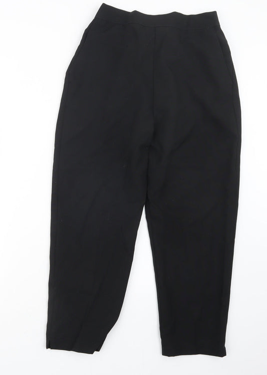 Preworn Womens Black   Trousers  Size 14 L24 in