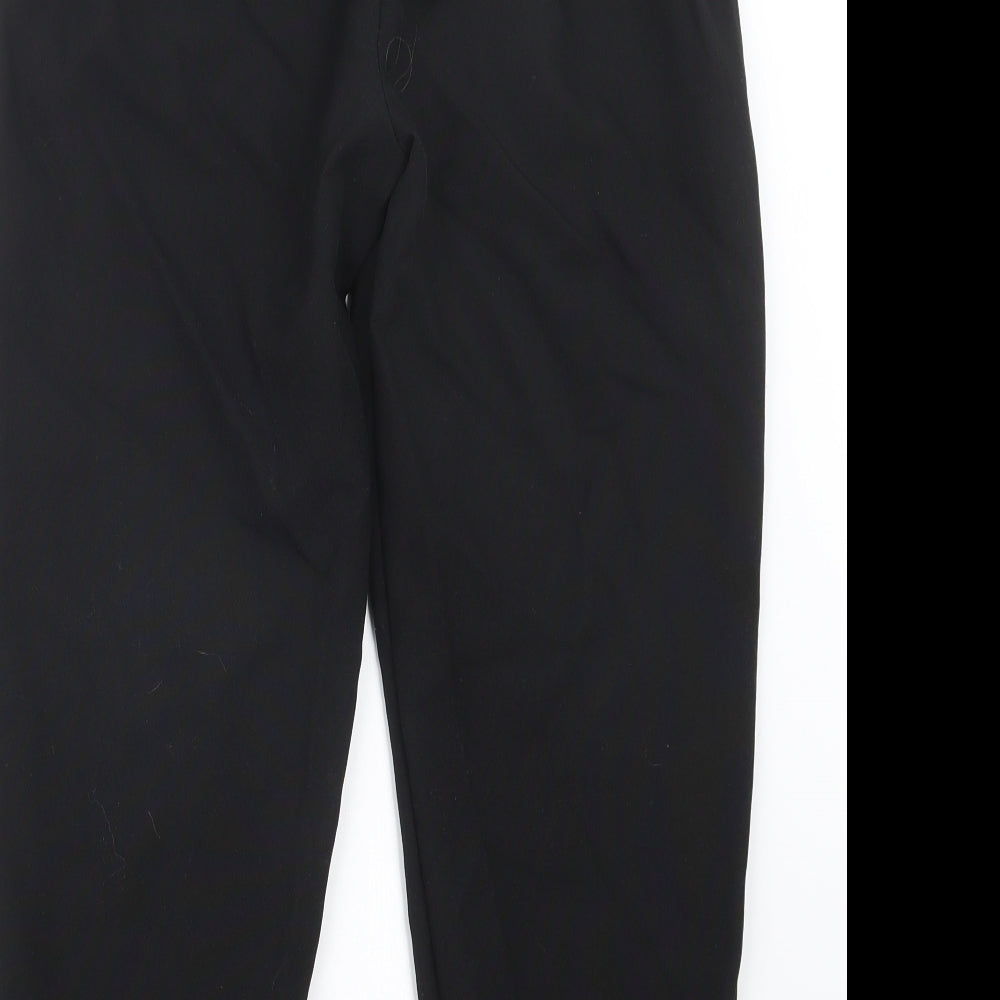 Preworn Womens Black   Trousers  Size 14 L24 in