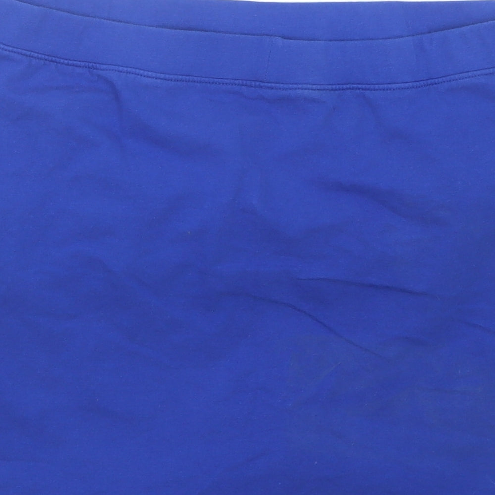 M&Co Womens Blue   Basic T-Shirt Size 16