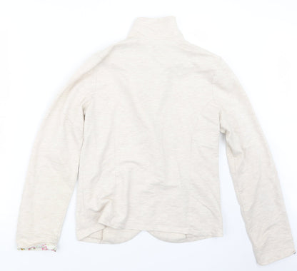 Back view of Papaya women’s beige jacket, size UK 14