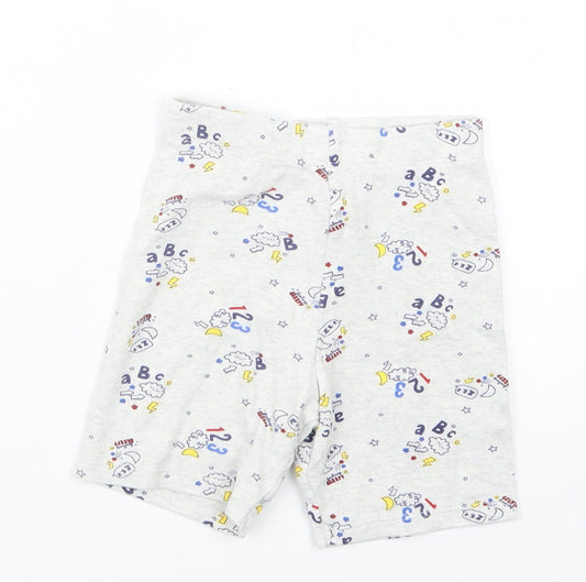F&F Boys Grey Geometric   Pyjama Pants Size 2-3 Years