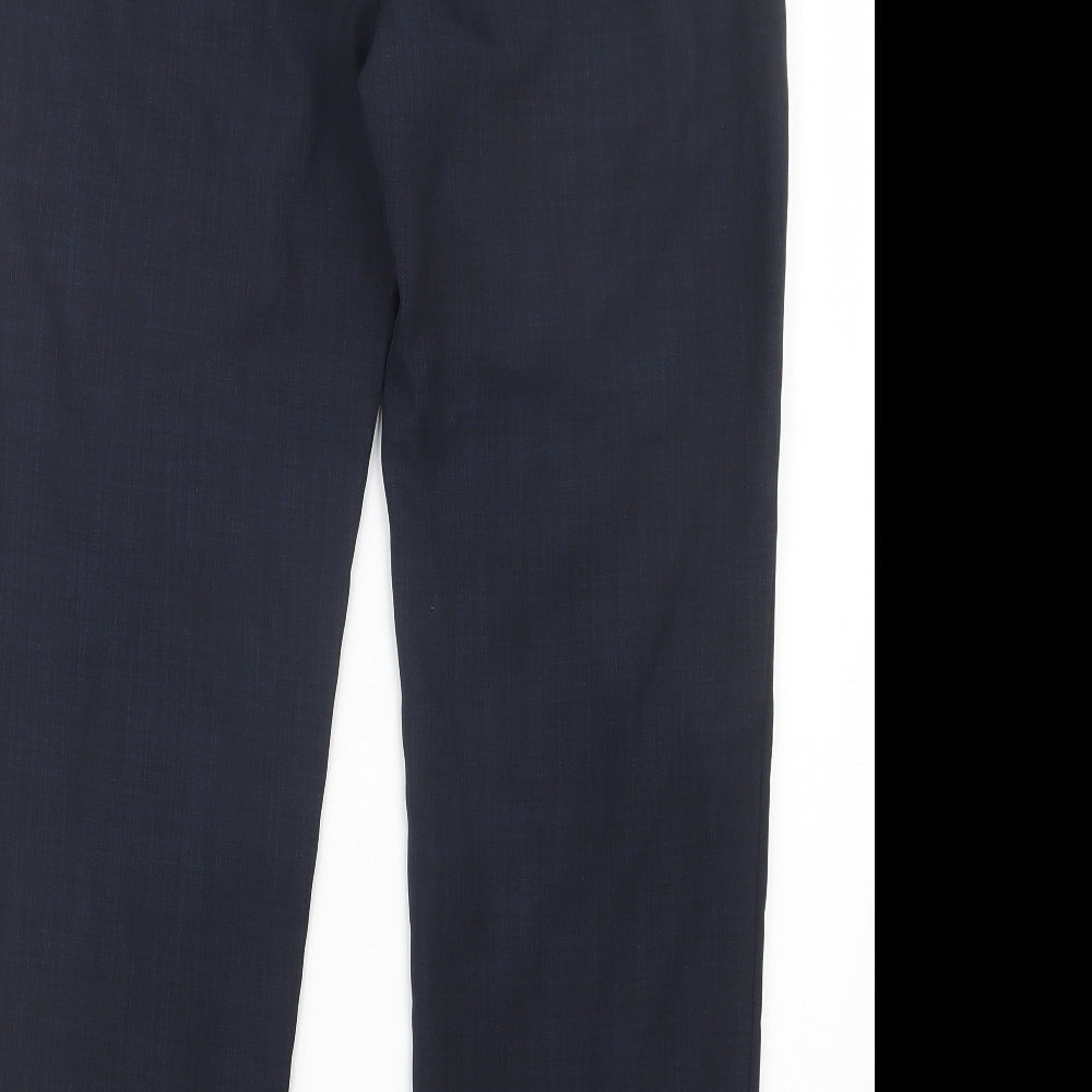 Marks and Spencer Womens Blue   Trousers  Size 12 L27 in