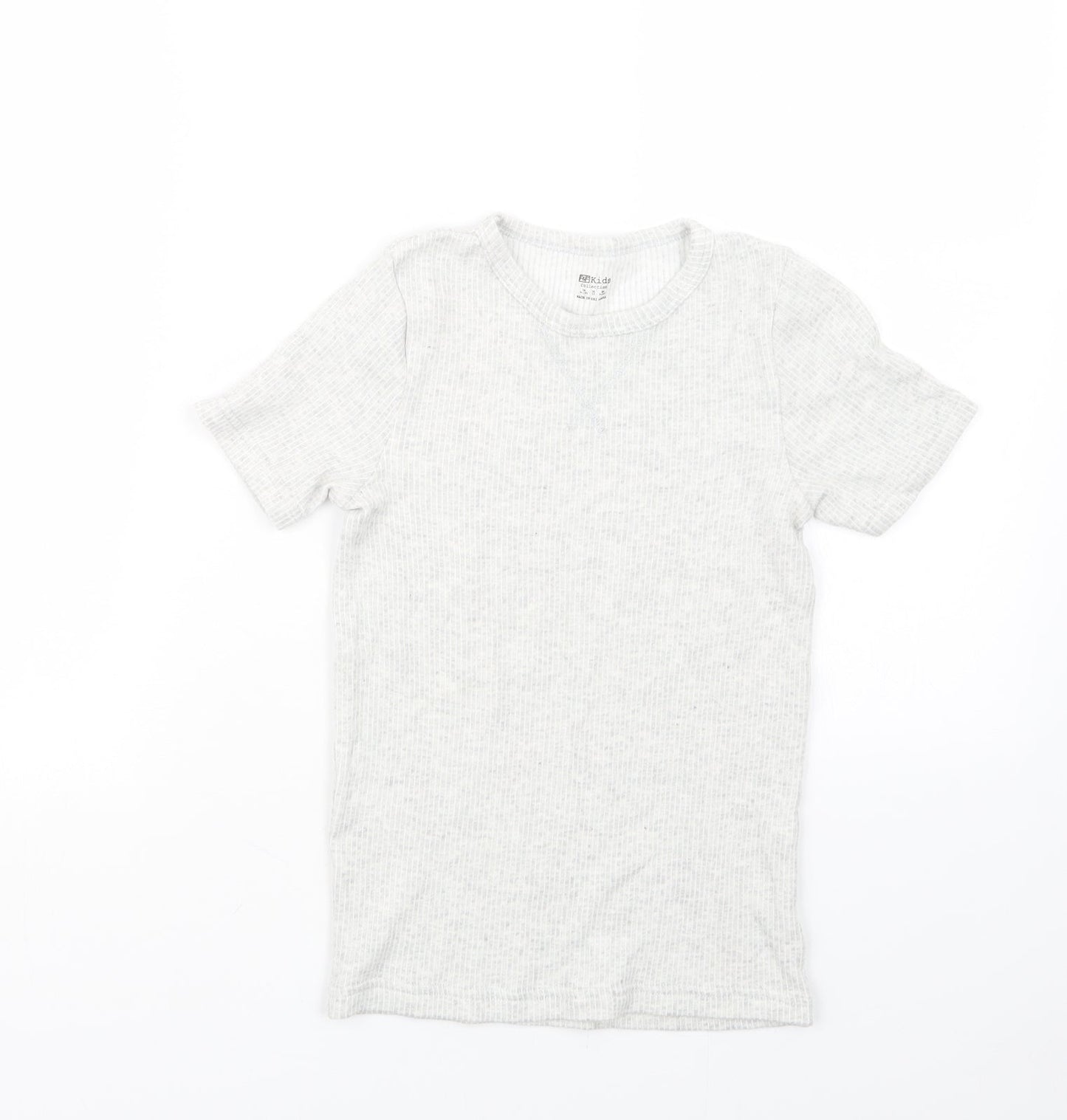 F&F Boys Grey Geometric   Pyjama Top Size 9-10 Years