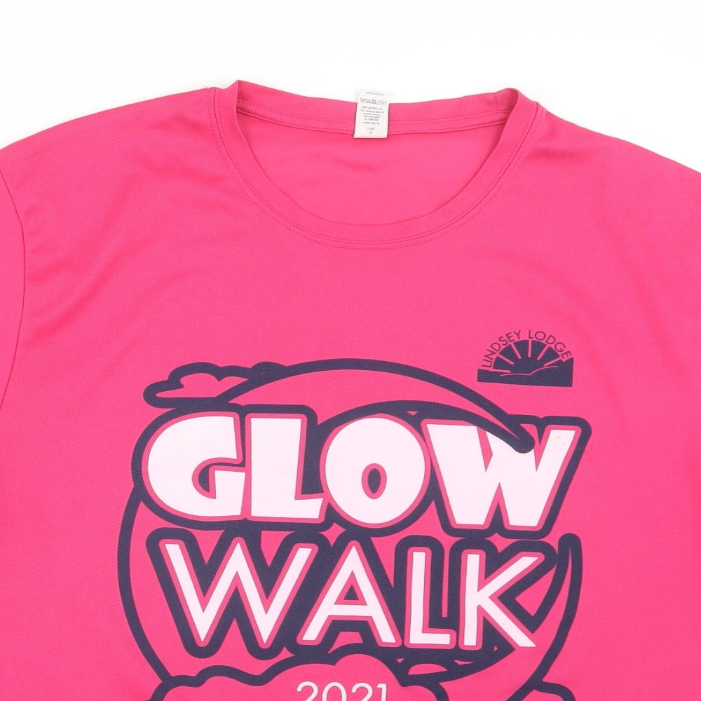 Roly Womens Pink   Basic T-Shirt Size XL