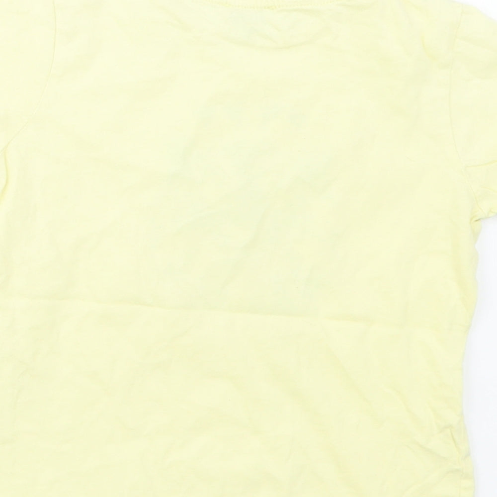 SOOBE Boys Yellow   Basic T-Shirt Size 6 Years
