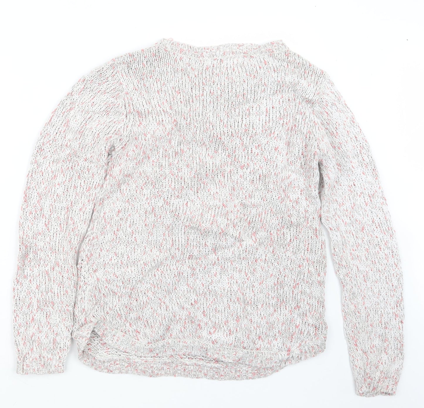 BHS Womens Grey  Knit Pullover Jumper Size 10