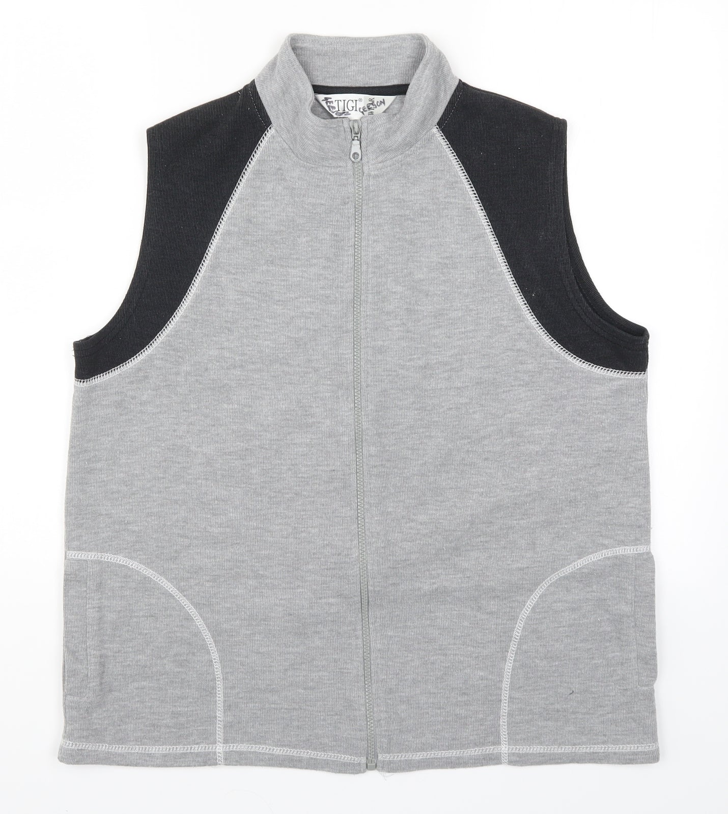 Tigi Womens Grey   Gilet Jacket Size 14