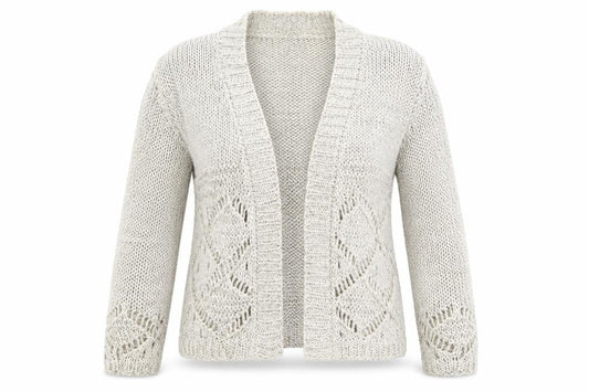 Per Una Womens Beige  Knit Cardigan Jumper Size M