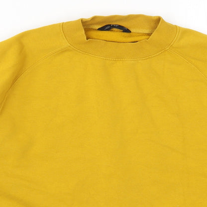 F&F Womens Yellow   Pullover Sweatshirt Size 10