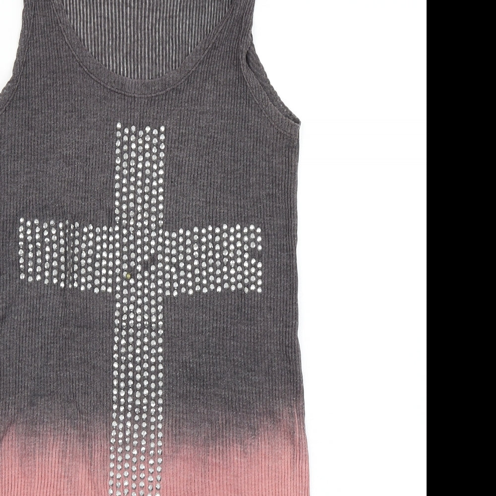 Topshop Womens Brown Colourblock  Bodycon  Size 8  - Ombre