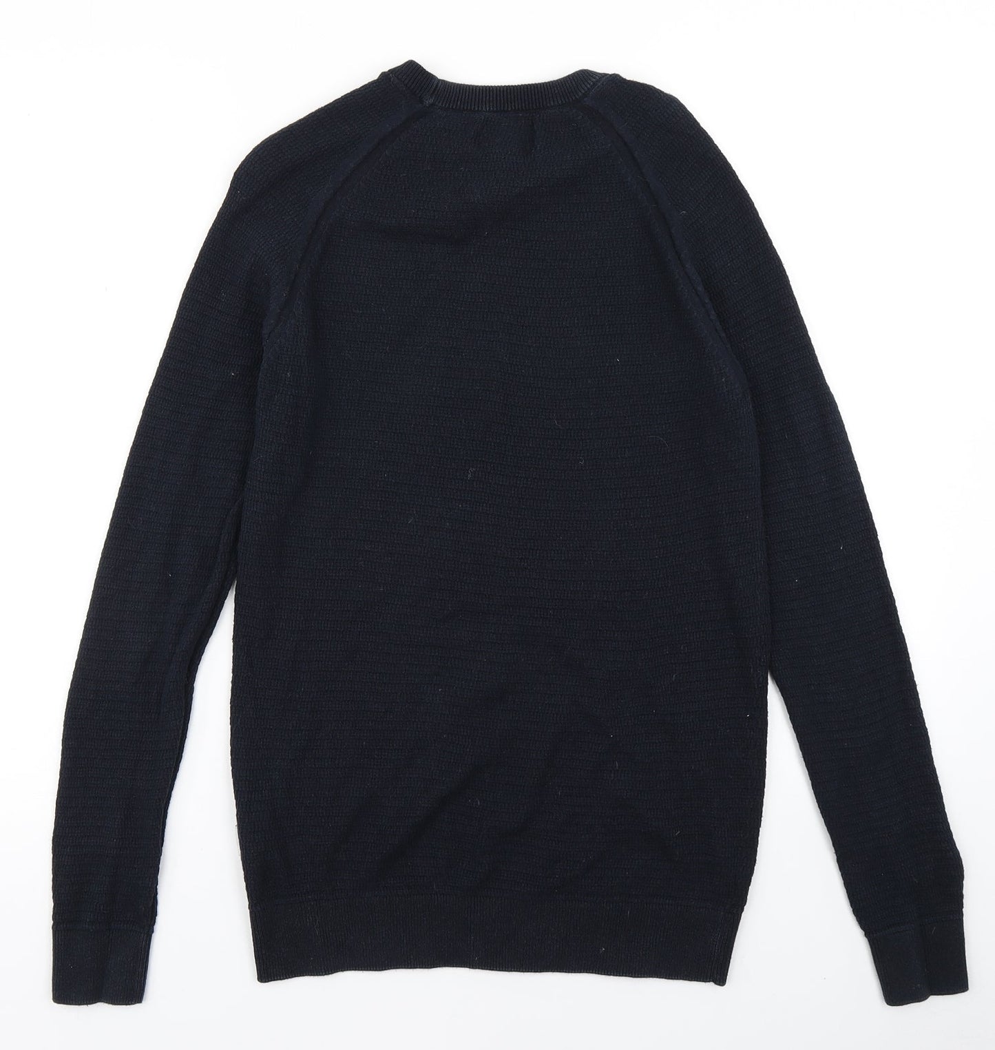 Peter Werth Mens Blue  Knit Pullover Jumper Size S