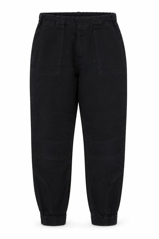 JDY Womens Black  Denim Tapered Jeans Size 10 L28 in