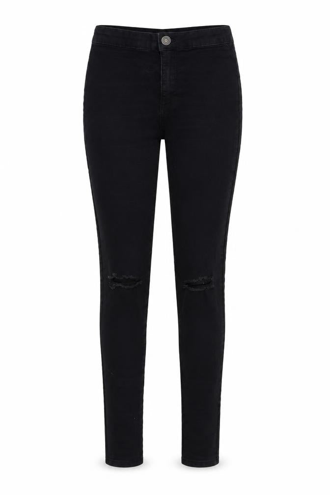 Denim & Co. Womens Black  Denim Skinny Jeans Size 10 L30 in