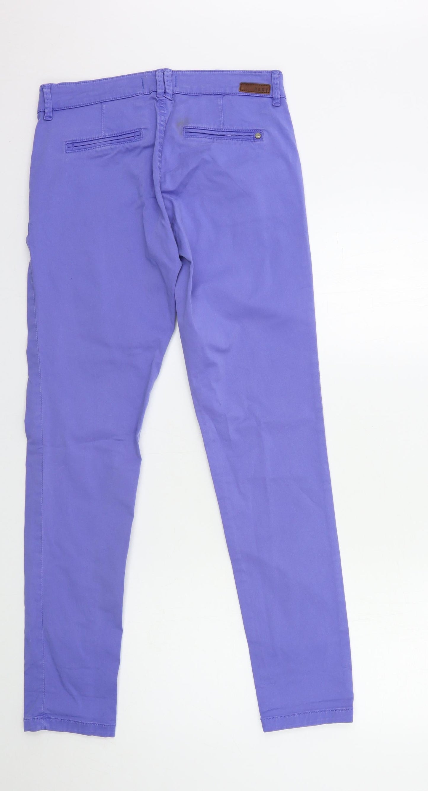 ROXI Womens Purple   Chino Trousers Size 28 in L31 in
