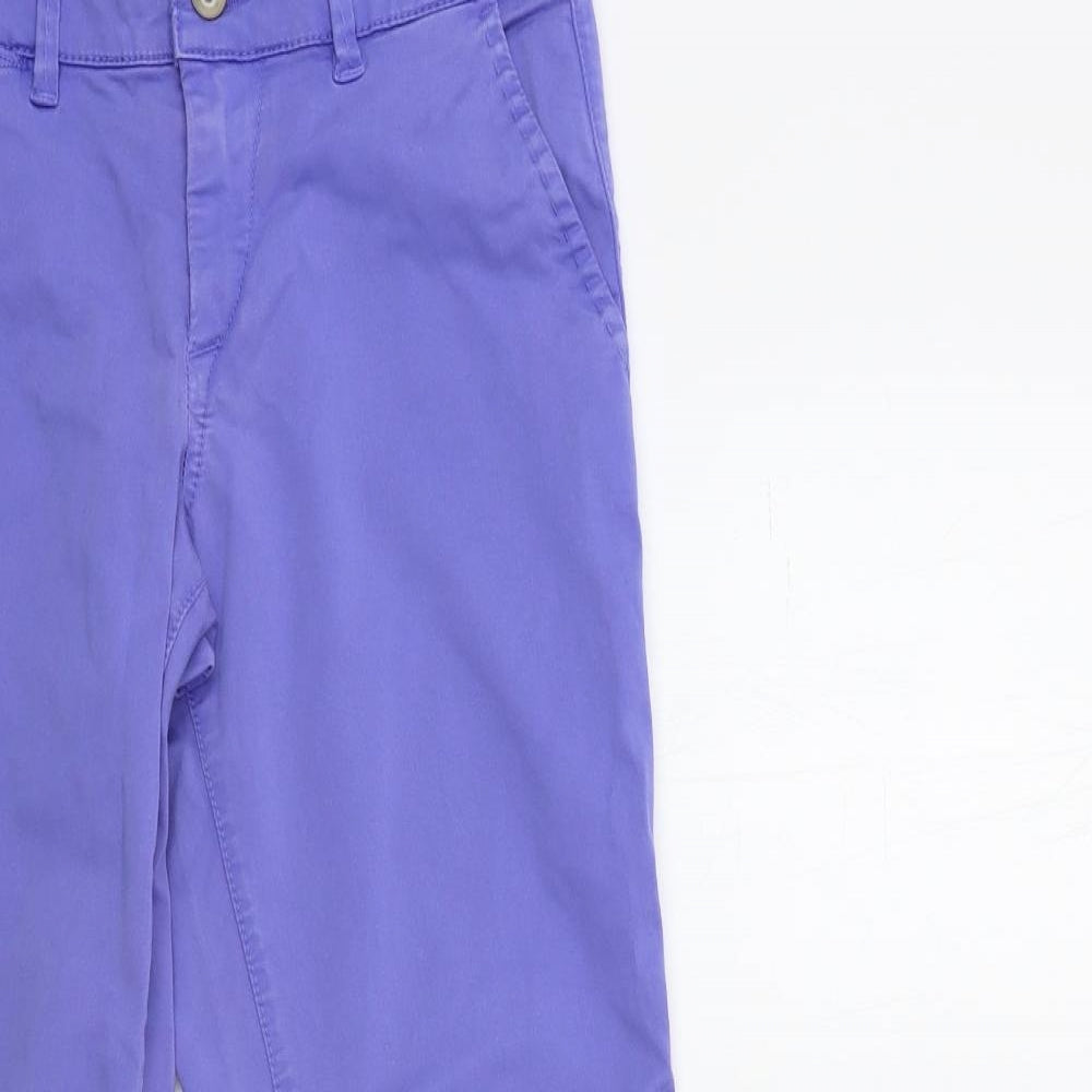 ROXI Womens Purple   Chino Trousers Size 28 in L31 in