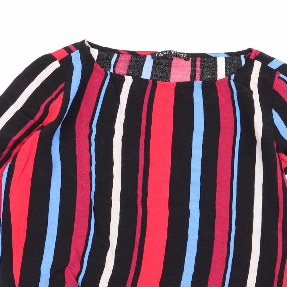 NEXT Womens Multicoloured Striped  Basic Blouse Size 6