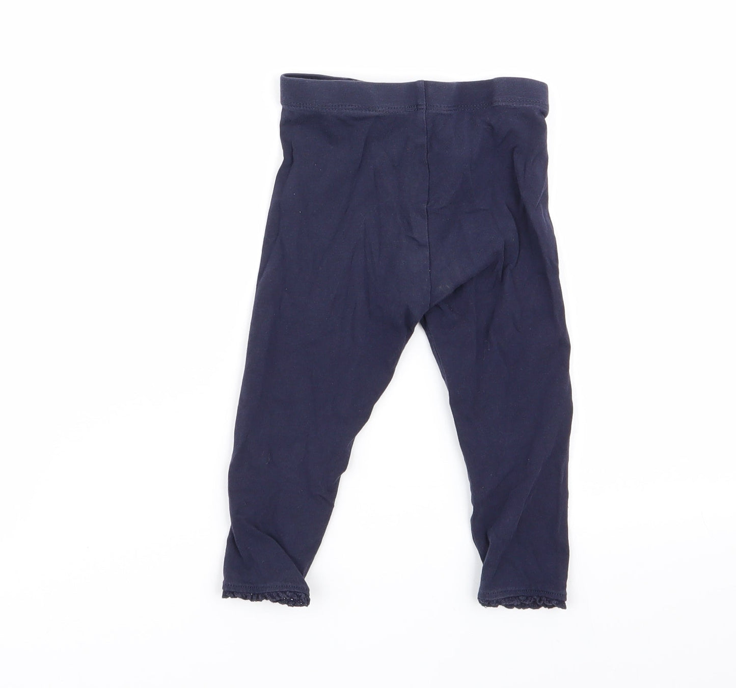 m Girls Blue   Jogger Trousers Size 12-18 Months  - legging