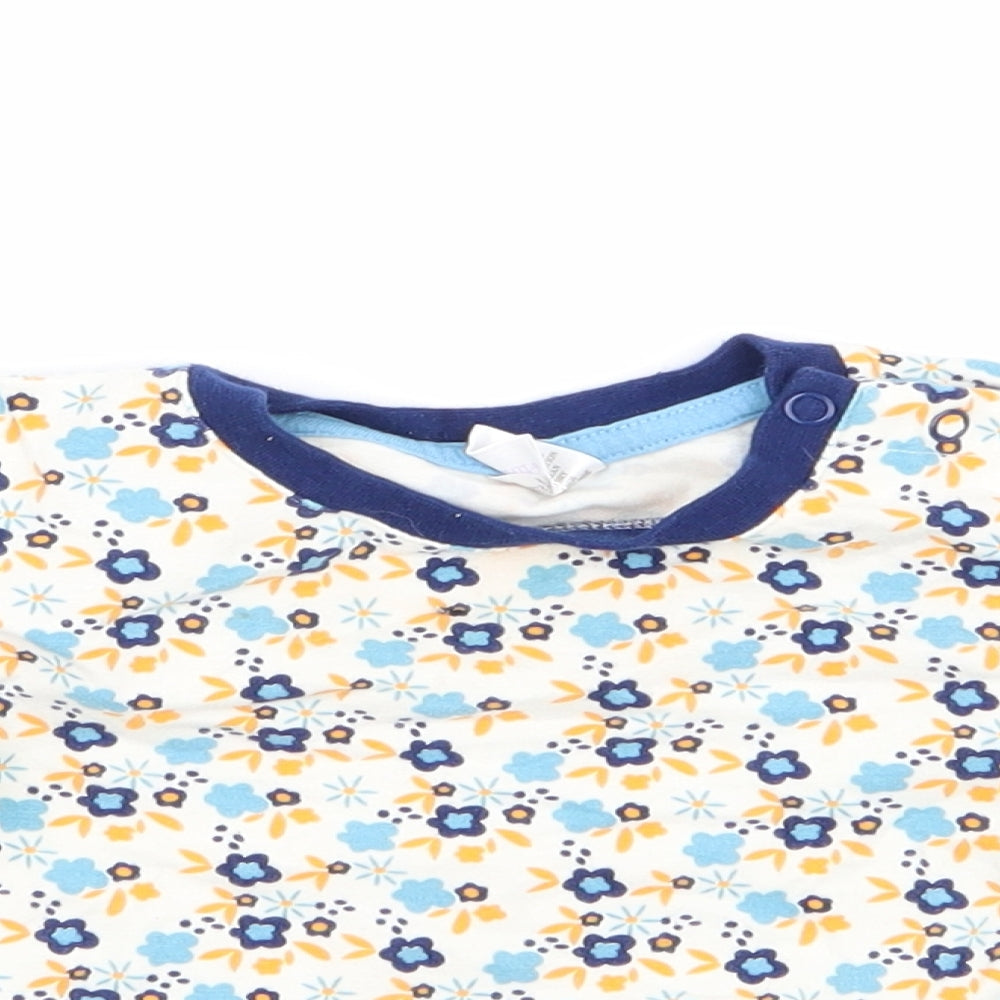 blade and rose Girls Multicoloured Floral  Basic T-Shirt Size 6-9 Months