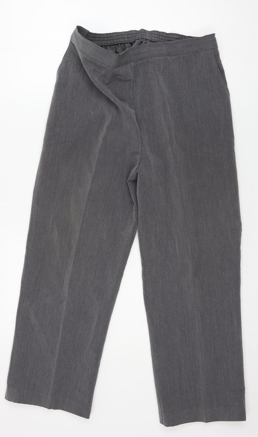 Preworn Womens Grey   Trousers  Size 16 L24 in