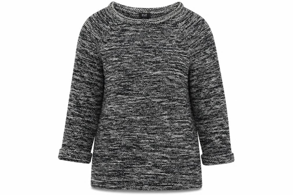 F&F Womens Blue Striped Knit Pullover Jumper Size 10