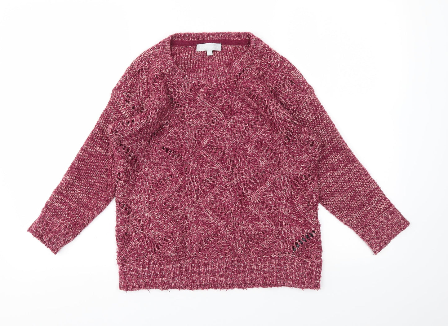 Red Hearing Womens Pink   Pullover Jumper Size 8