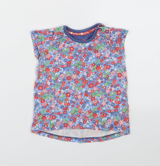TU Girls Multicoloured Floral  Basic T-Shirt Size 6-9 Months