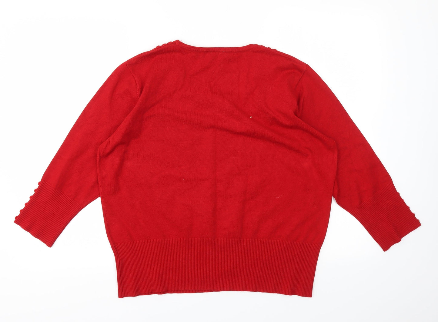 Roman Womens Red   Pullover Jumper Size 20