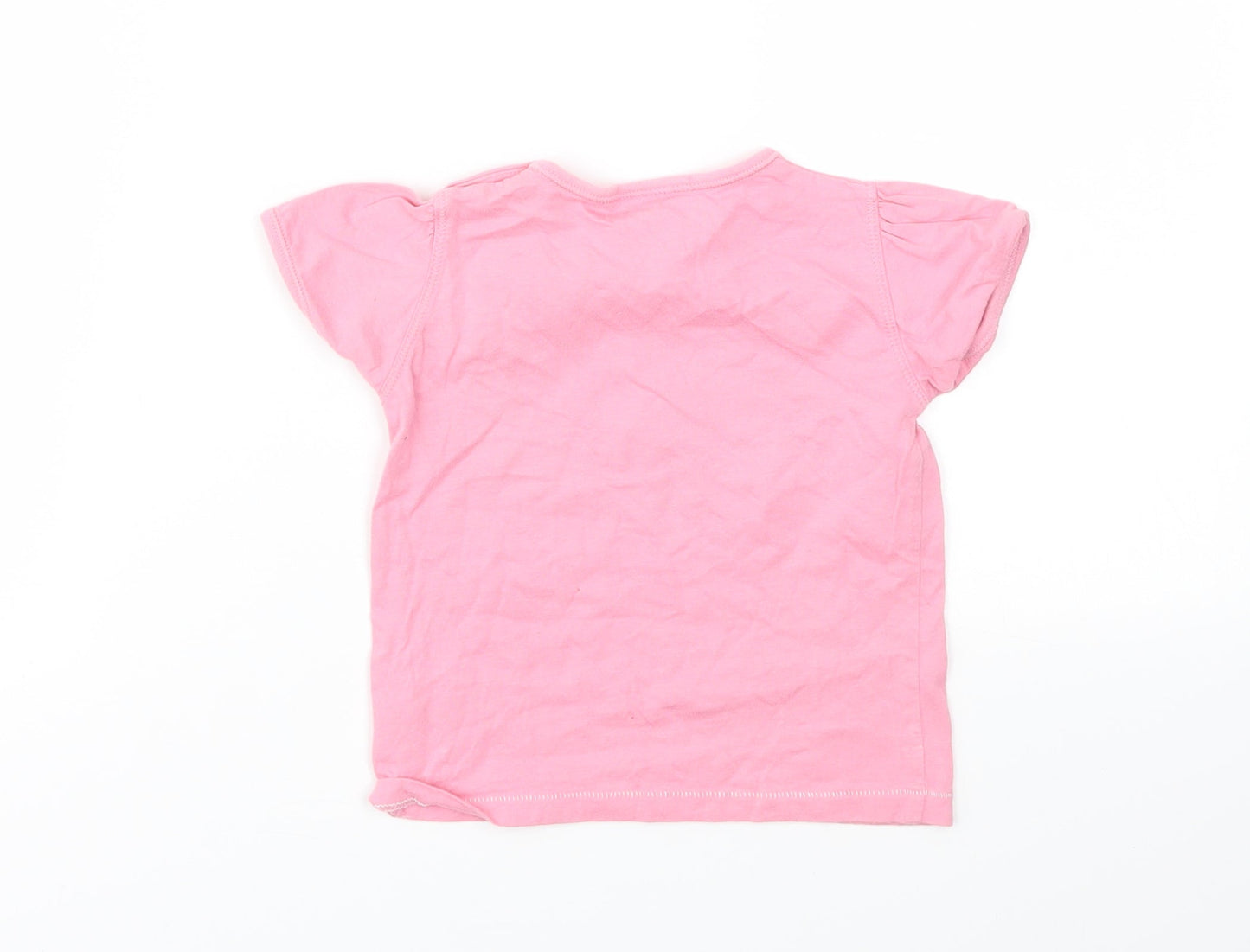 NEXT Girls Pink   Basic T-Shirt Size 12-18 Months