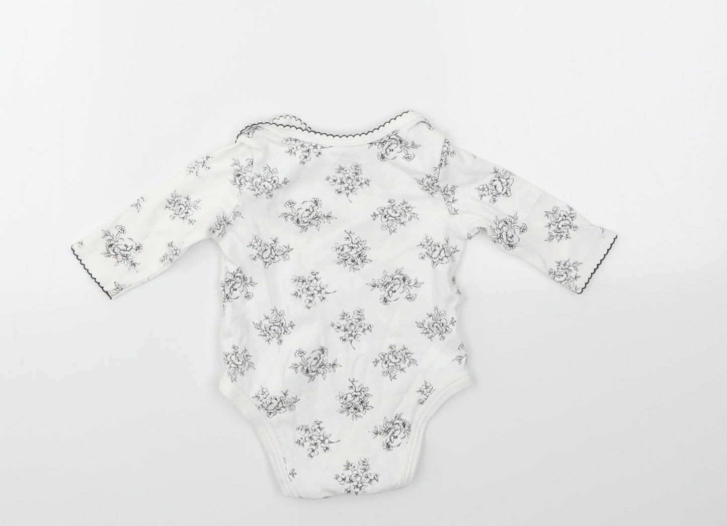 Little Me Girls Multicoloured Floral  Babygrow One-Piece Size 6-9 Months