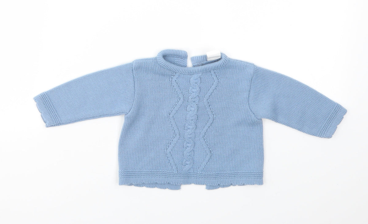 fruit de ma passion Girls Blue   Cardigan Jumper Size 0-3 Months