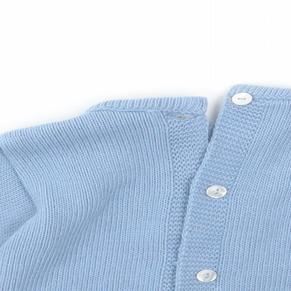 fruit de ma passion Girls Blue   Cardigan Jumper Size 0-3 Months