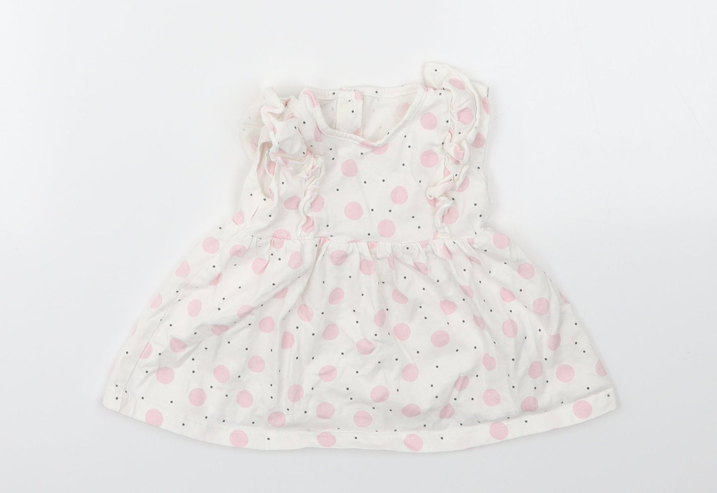 Matalan Girls Multicoloured Polka Dot  Fit & Flare  Size Newborn