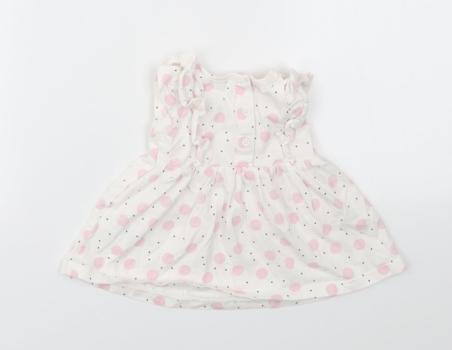 Matalan Girls Multicoloured Polka Dot  Fit & Flare  Size Newborn