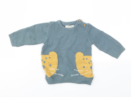 F&F Baby Blue   Pullover Jumper Size 0-3 Months