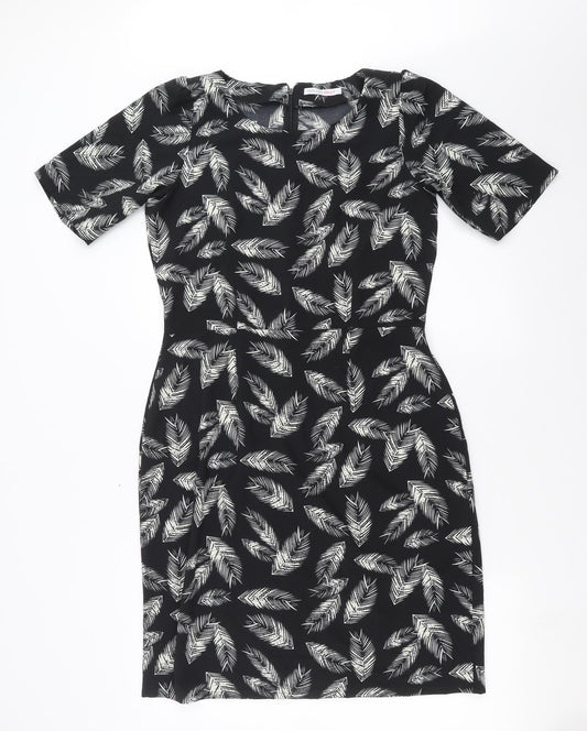 Trollied dolly Womens Black   Shift  Size L  - feather print