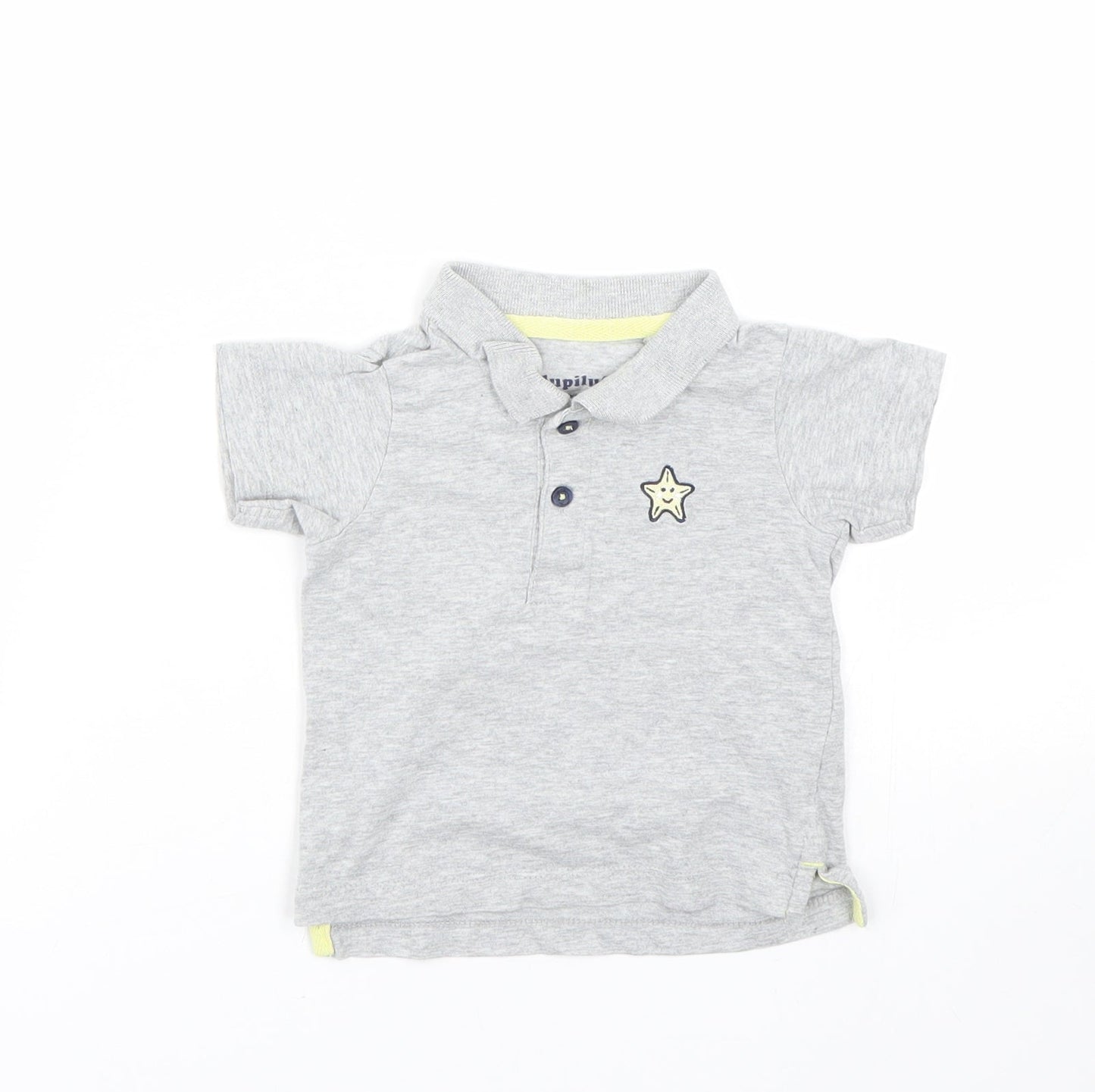Lupilu Baby Grey   Pullover T-Shirt Size 9-12 Months