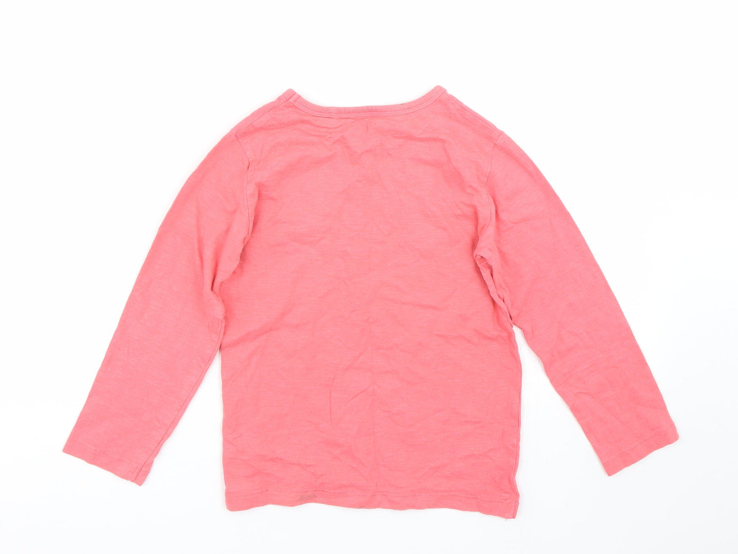 NEXT Girls Red   Basic T-Shirt Size 5-6 Years