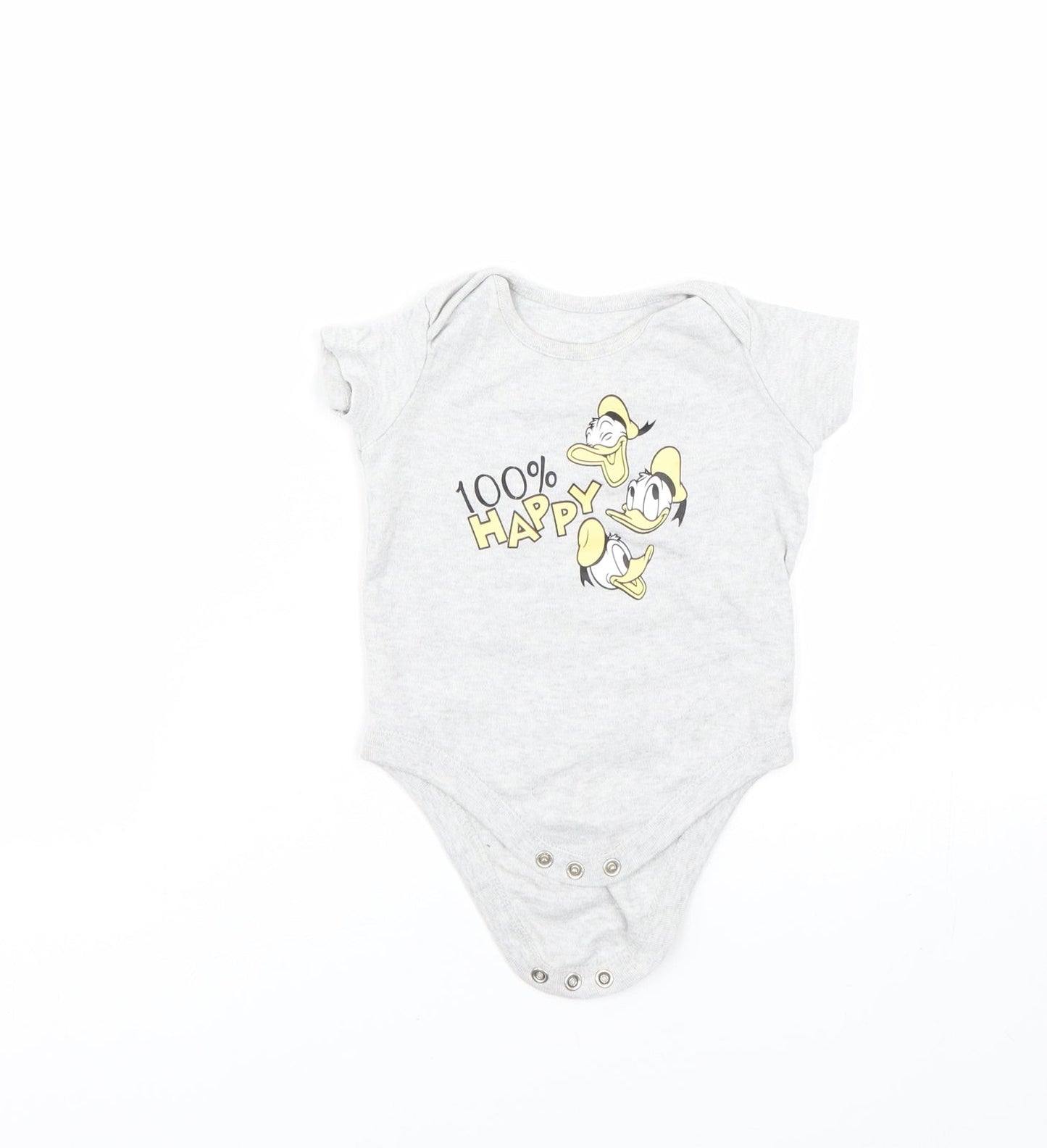 Disney Baby Grey   Babygrow One-Piece Size 3-6 Months  - Disney