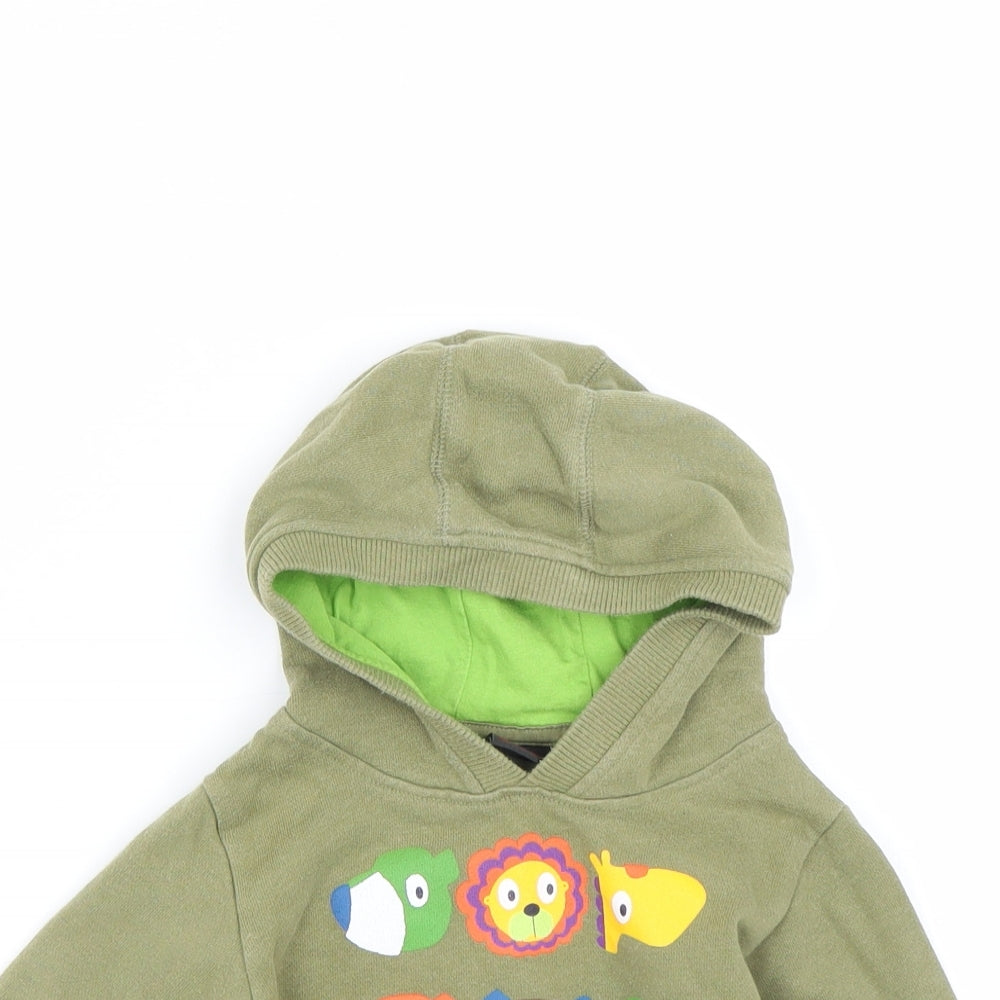 NEXT Baby Green   Pullover Jumper Size 9-12 Months  - Cute Animals